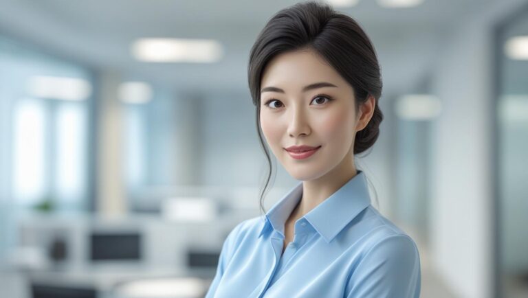 기업 조직도에 쓸 단정하고 다양한모습의 여자한국인 찾아줘1