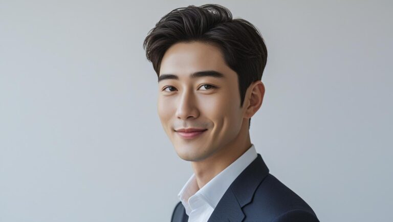 회사 조직도에 쓸 명함 사진같은 젊고 밝은 한국인 남자 찾아줘3
